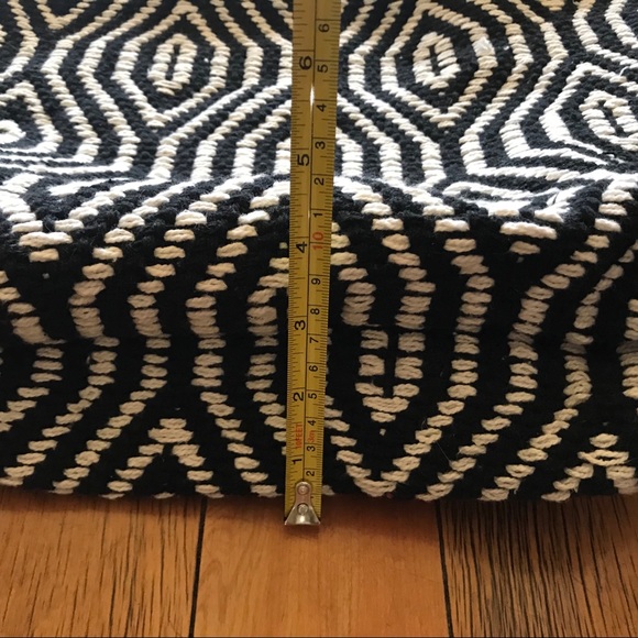 Bohemian Geometric Black/White Tote - Picture 7 of 8